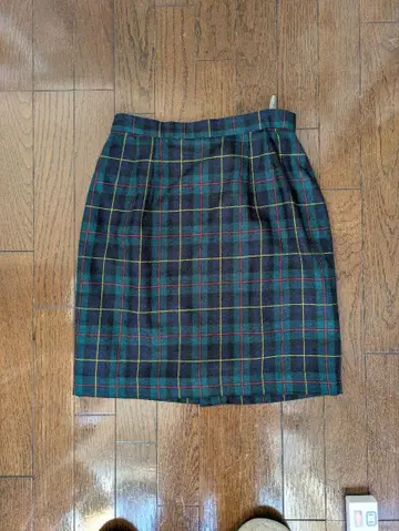 그랑 야마키 울 체크 스커트