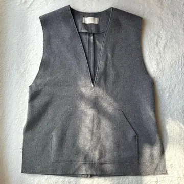 24AW Plage WO 오버 베스트 그레이