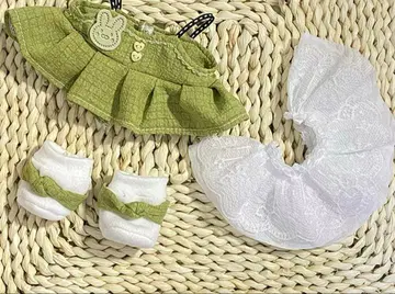 20cm 봉제 인형용 옷 갈아입기 의류 세트 활 옷 3점 세트