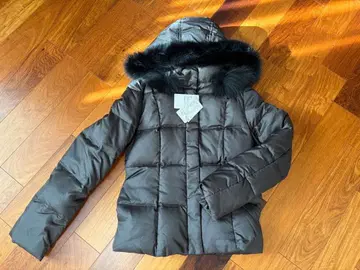 새상품 netto di mammina 후드 부착 퍼 다운 자켓