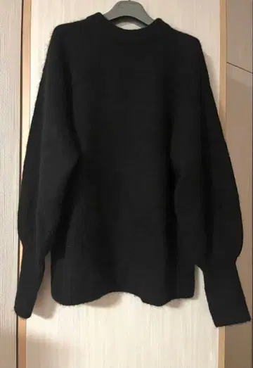 미착용 새상품 H&M 따뜻한 모헤어 울 혼방 니트 스웨터 34 블랙