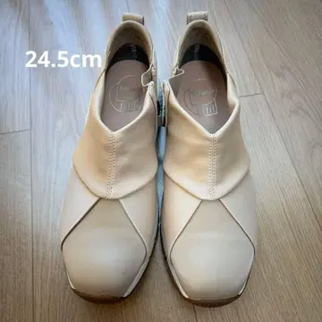 fitfit 지퍼 달린 핑크 베이지 스니커즈