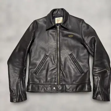 루이스 레더 커세어 타이트 핏 블랙 36 카우 가죽