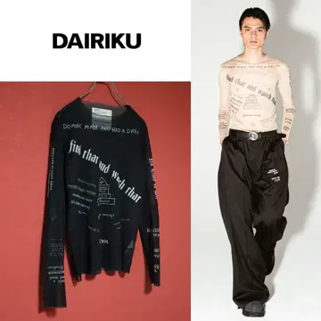 DAIRIKU 2025AW 'TATTOO' Second Skin Tee