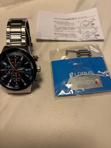 새상품급 LORUS 로러스 SEIKO VD57-X058 크로노그래프