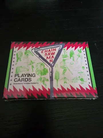 점프샵 체인소 맨 금박 카드놀이 BOX 포함