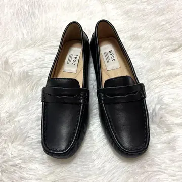 새상품급 BPQC 드라이빙 신발 블랙 23.5