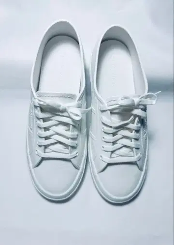 미사용 SUPERGA 2750 화이트 레인슈즈 (남녀 공용) 25cm