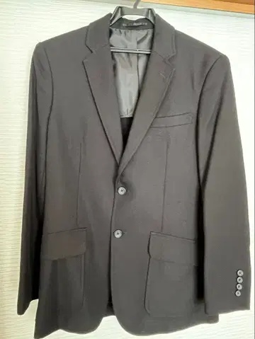 GU 자켓, 팬츠 셋업 블랙 S 사이즈