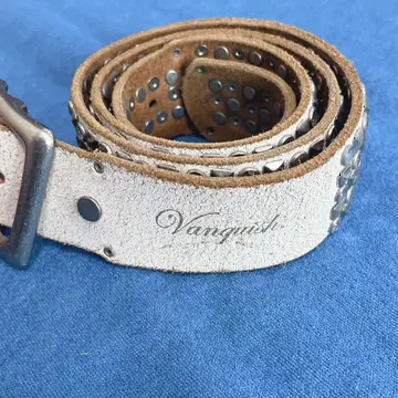 VANQUISH 뱅퀴시 스터드 가죽 벨트 (중고) Y2K