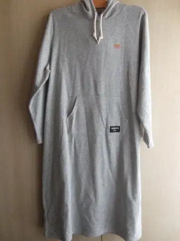 4L OUTDOOR 후드 부착 속기모 롱 원피스 그레이 아웃도어