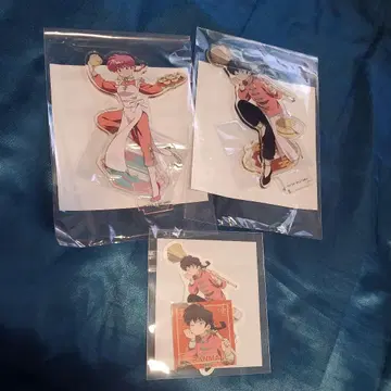 란마1/2 아크릴 스탠드 2개 씰 세트