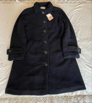 [ 미사용 ] 살롱픽시 하트 코트 M 블랙