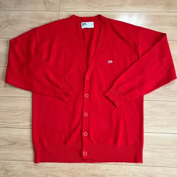 Lee 레드 가디건 38 LEE 리 니트 여아용