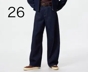 유니클로 배기 커브진 26inch