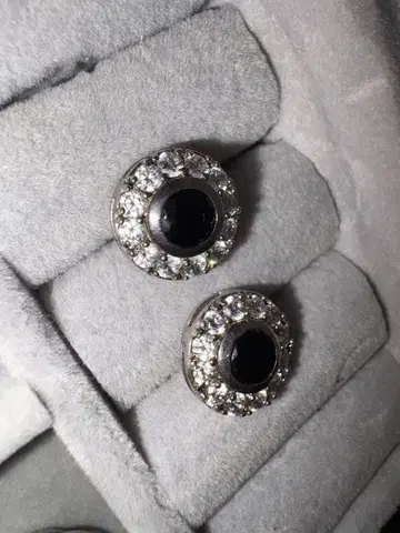 s925 지르코니아 스터드 귀걸이 20G 양쪽 귀