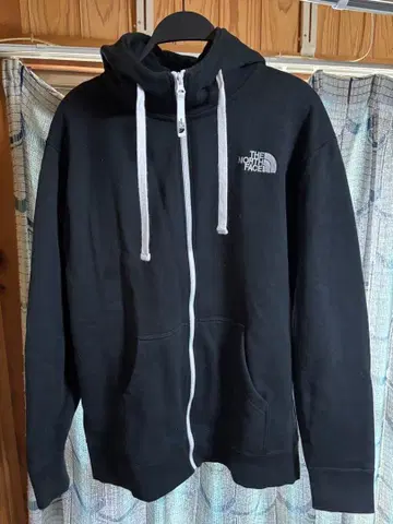 THE NORTH FACE 블랙 후드티 L