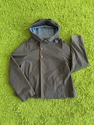 붐 후드 부착 자켓 브라운