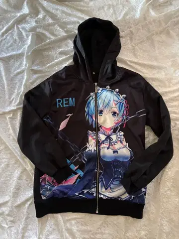 렘 풀컬러 집업 후드티 XXL 사이즈