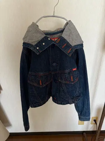 RNA 데님 자켓 미니 기장