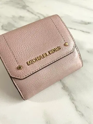 MICHAEL KORS 마이클코어스 3단 폴더형 지갑 핑크
