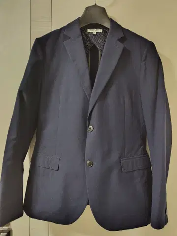 BEAUTY & YOUTH 네이비 테일러드 자켓