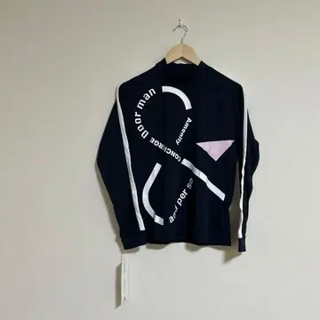 [ 새상품 ] 앤퍼시 골프 긴팔 셔츠 하이넥 네이비 L 사이즈