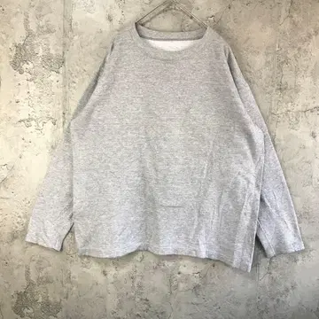 B906 구제 의류 트레이닝복 맨투맨 그레이 무지 90s Y2K