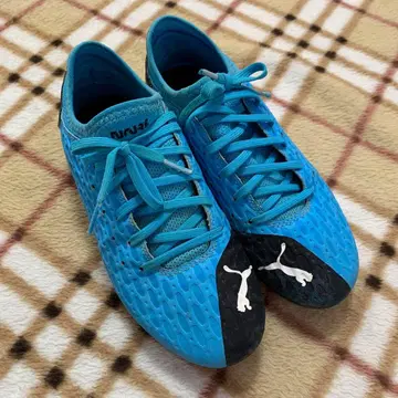 [ 새상품급 ] Puma 축구화 23.5cm 블루