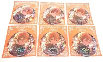 프로세카 하피콜레 아키토 금박 캔뱃지 D 6개