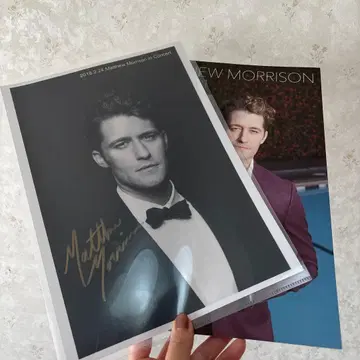 매튜 모리슨 콘서트 프로그램과 사인