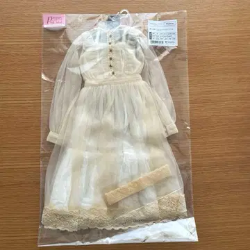 보크스 튤 원피스 세트 에크루