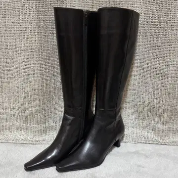 [ 컨디션 최상 ] REGAL 스틸레토 롱 부츠 블랙