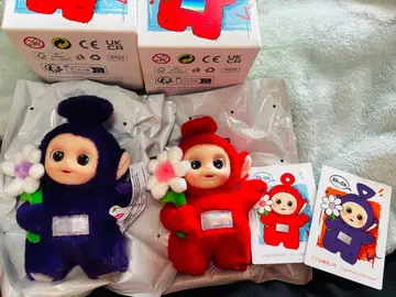 POPMART 텔레토비즈 say hello 시리즈 빨간색 보라색 세트