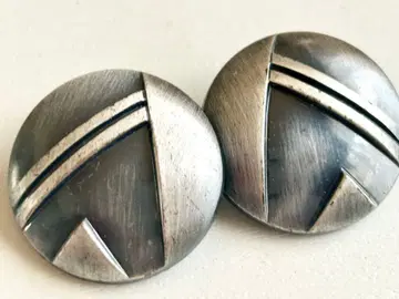 골동품 독일제 실버 개성 문양 유니크 vintage 귀찌