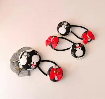 머리끈 엄마와 커플 Christmas