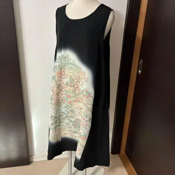 기모노 리메이크 여성용 전통 예복 기모노 오버롤 스커트