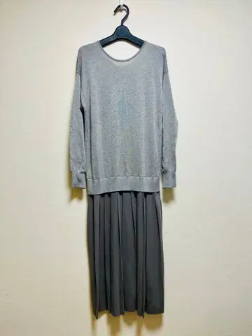 원피스 Audrey and John Wad 플리츠 니트 원피스 2way