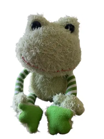 레트로 모슈유 MAY BLUE 개구리 노트 봉제 인형 1