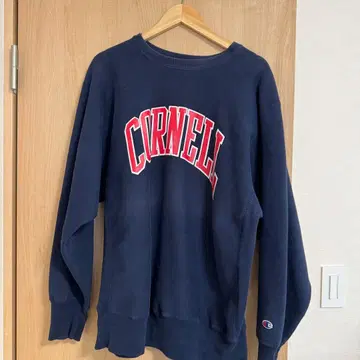 90s 자수 택 Champion 리버스 위브 맨투맨 XL