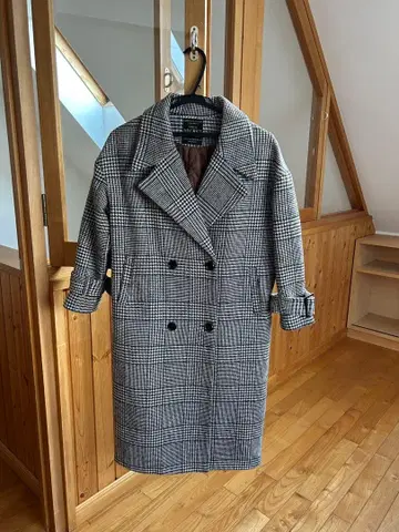 SECRET LABEL 시크릿 라벨 글렌체크 체스터 코트