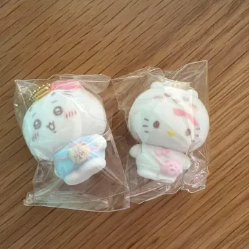 치이카와(먼작귀) 산리오 시크릿 플로키 마스코트 참 치이카와 키티