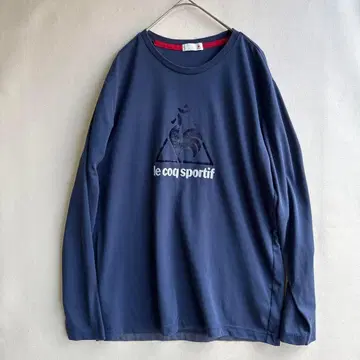 르꼬끄 남성용 롱T 긴팔 티셔츠 L 플로키 네이비