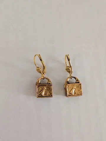 아쉬페 프랑스 락형 앤티크풍 귀걸이