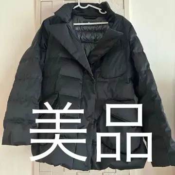 +J 블랙 다운 자켓 L 유니클로