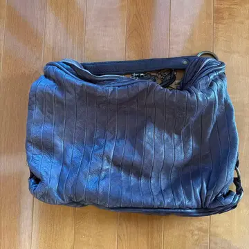 ERRELLENTIDU 천연 가죽 숄더백 다크 퍼플