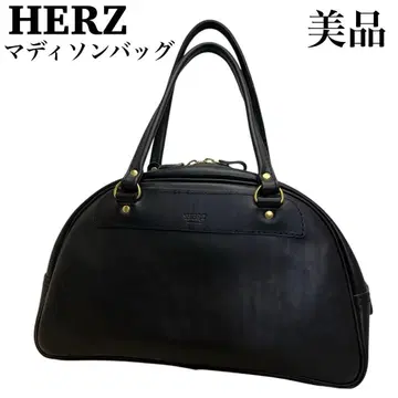 새상품급 HERZ 헬츠 매디슨 백 보스턴 백 올 가죽