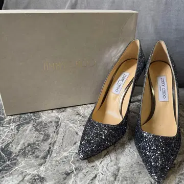 지미추 JIMMY CHOO 글리터 바이컬러 그라데이션 펌프스