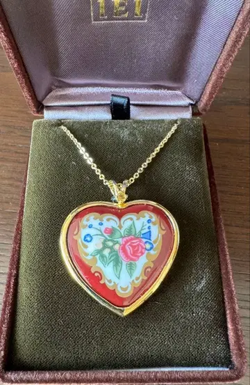 Spode 하트형 펜던트