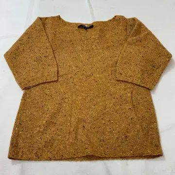 A/W 맥피 7부 소매 니트 라메 믹스 1